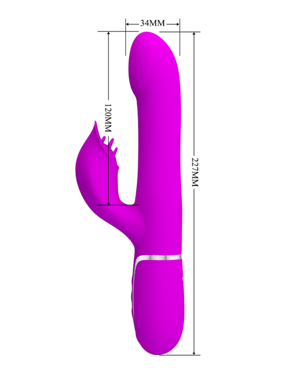 Vibrador Con Estimulador Tongue