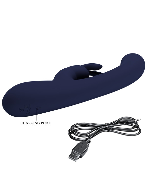 Rabbit Vibrador Dual Pantalla Led
