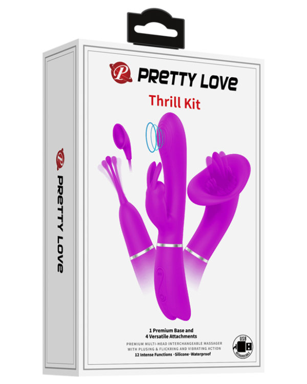 Kit Vibrador Intercambiable: Placer Personalizado
