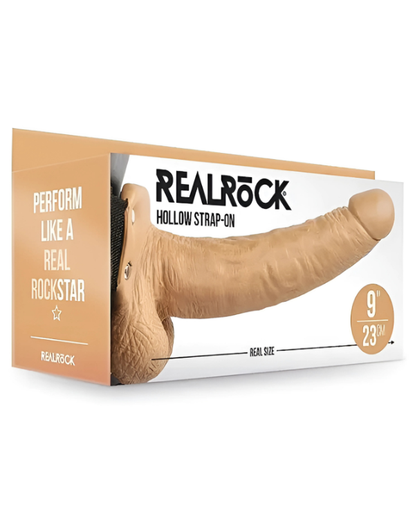 Strap-On Hueco Realista Domina la Noche como una Rock Star