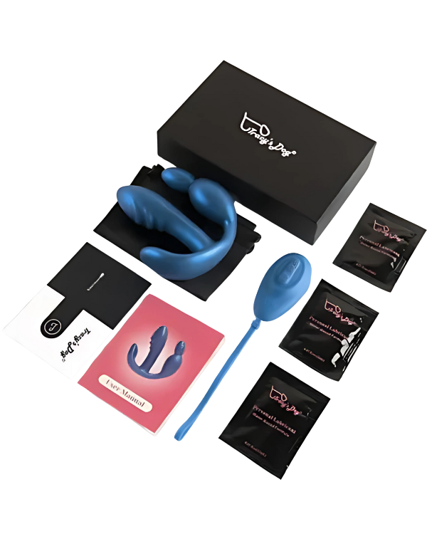 Vibrador Doble Placer Con Control Remoto