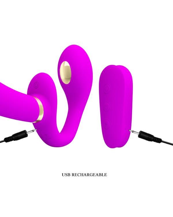 Arnes Doble Vibrador Electra