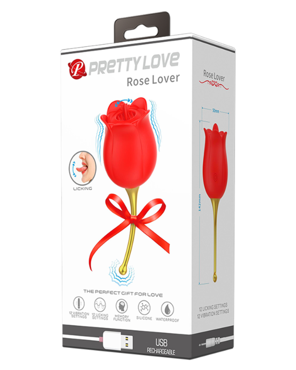 Vibrador Lamedor Rose