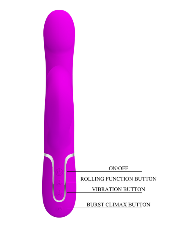 Vibrador Con Estimulador Tongue