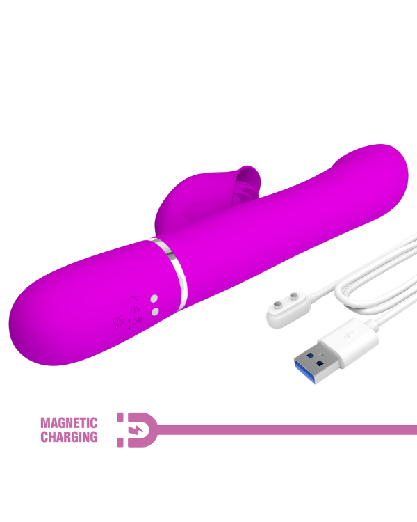 Vibrador Con Estimulador Tongue