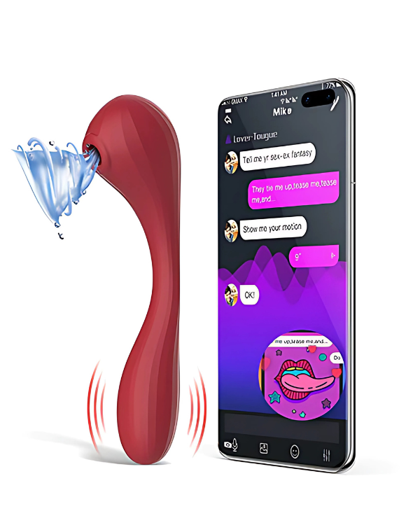 Succionador Y Vibrador Flexible Con Aplicación