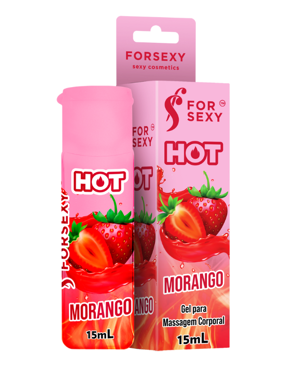 Lubricante Comestible Frutilla Efecto Calor