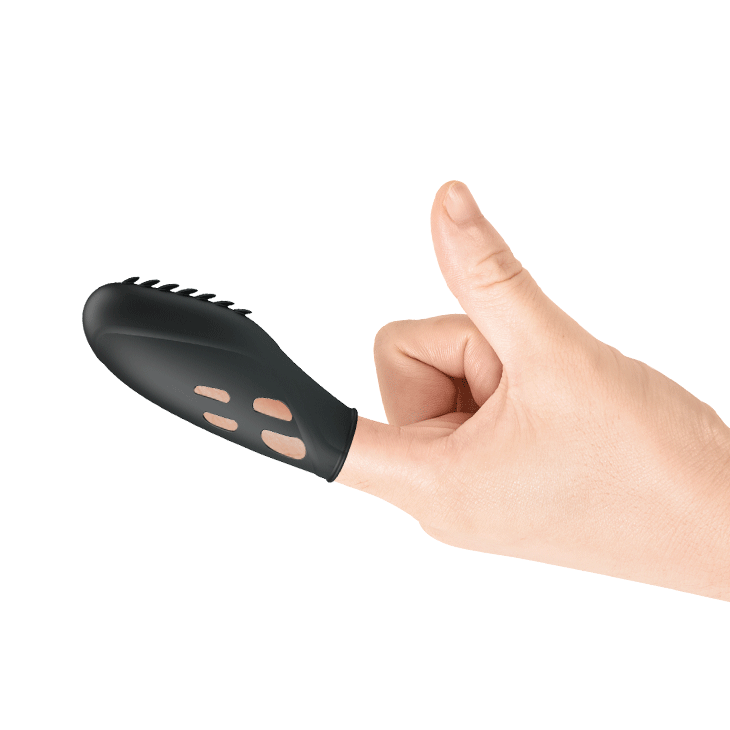 Vibrador Para El Dedo Con Textura