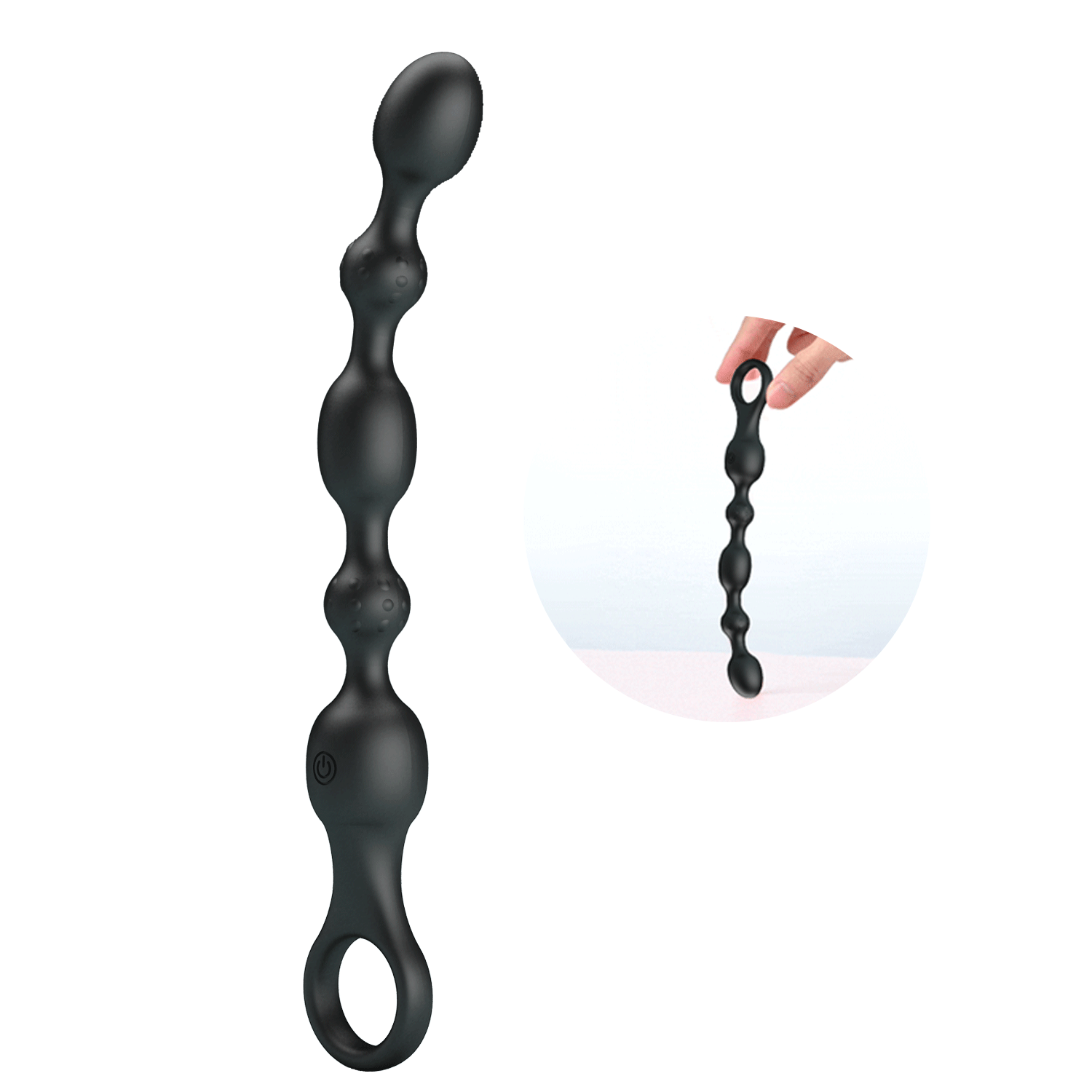 Vibrador Anal De Silicona Recargable Deleite