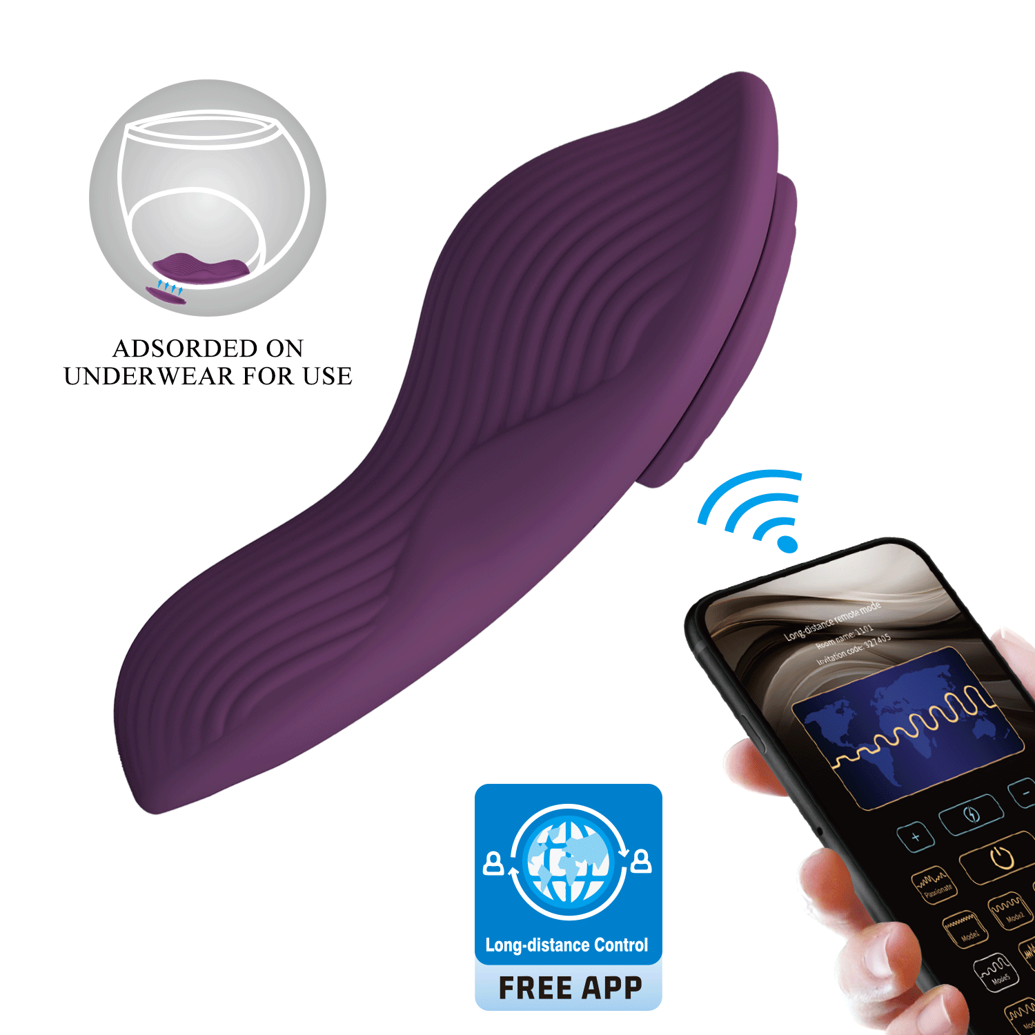 Vibrador Panty Con App