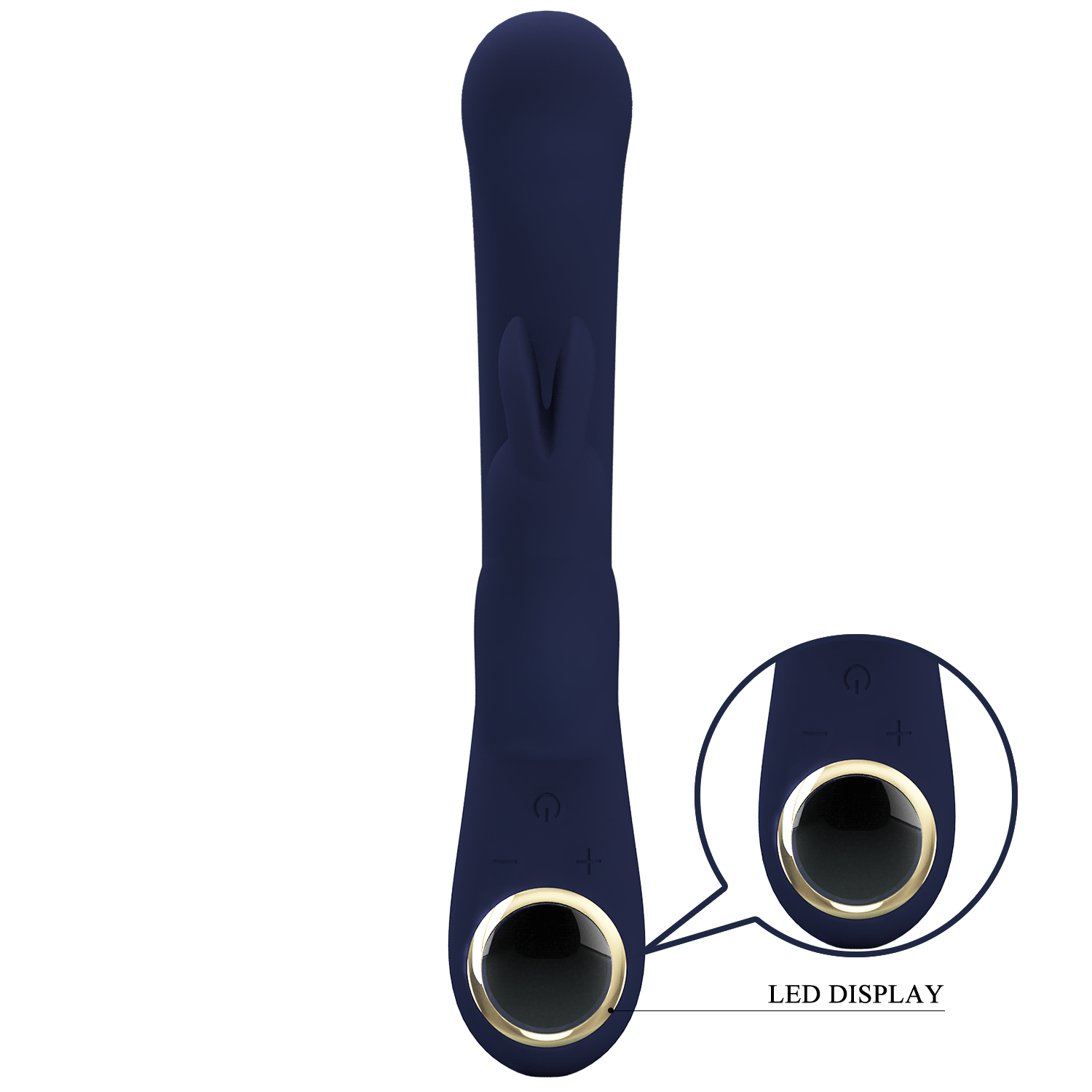 Rabbit Vibrador Dual Pantalla Led