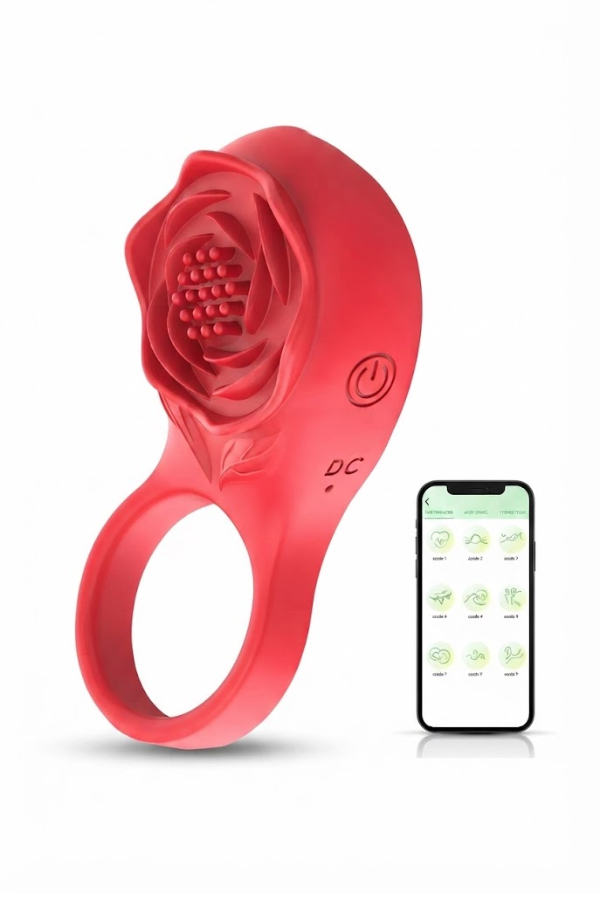 Anillo Vibrador Flowers App
