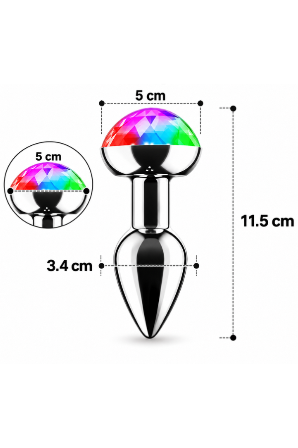 Plug Vibrador Con Luz Led
