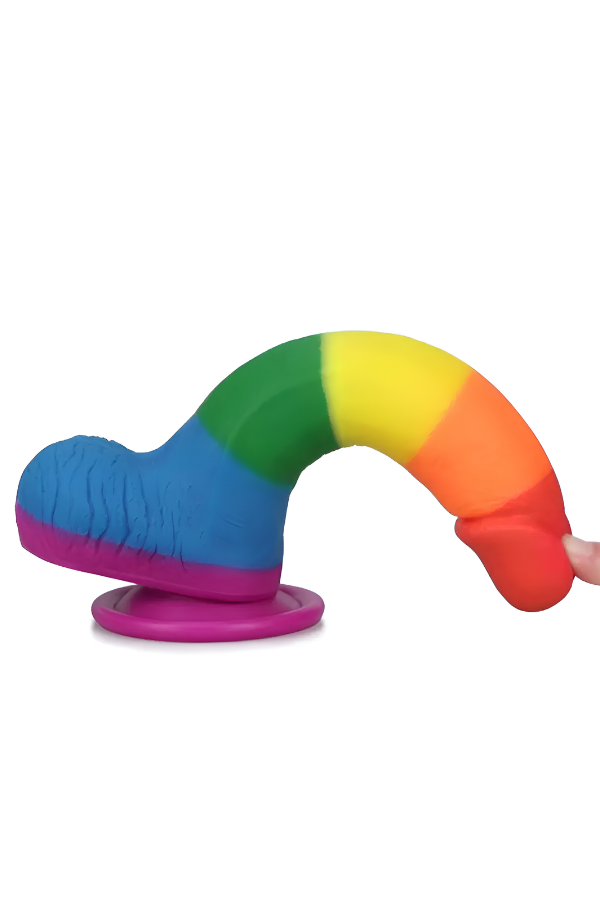 Dildo Pride Arcoíris 19 CM