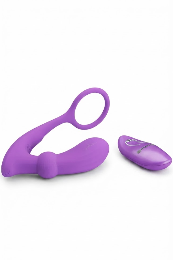 Anillo 3 en 1: Erección Firme, Placer Anal y Control Remoto