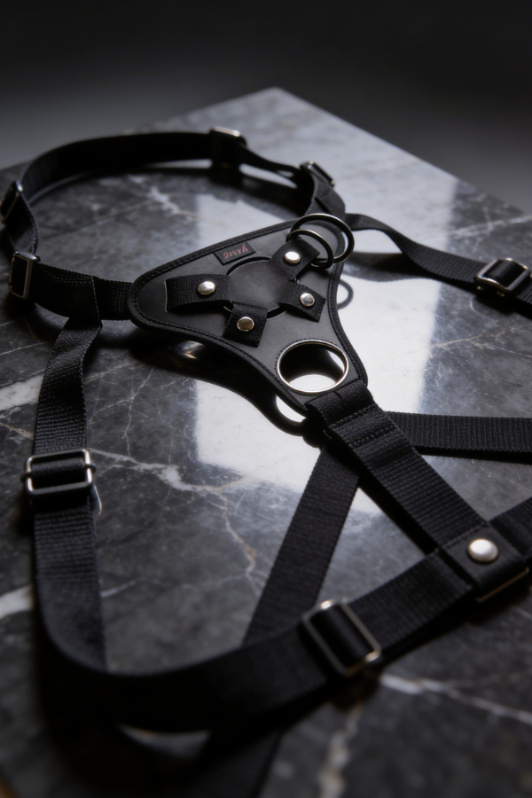 Arnés Sexual Versátil Ajustable a Dildo Doble