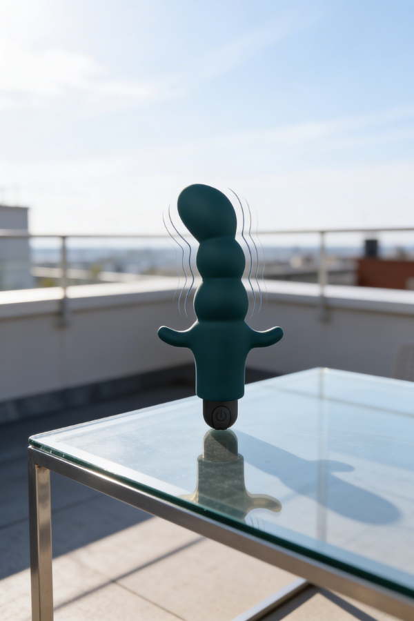 Plug Anal Vibrador Teal