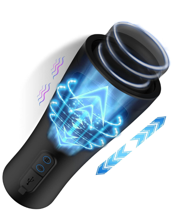 Masturbador Automático con Movimiento de Subida y Bajada y Vibración