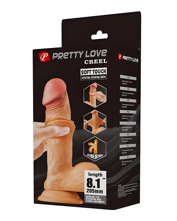 Dildo Realistico Masturbable 20 x 4,4 CM