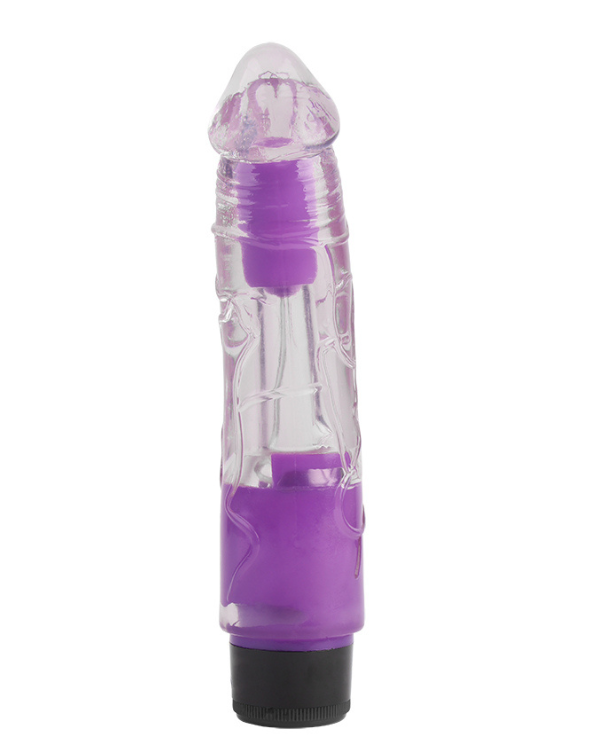 Dildo Consolador Vibrador Luv Morado 18 CM
