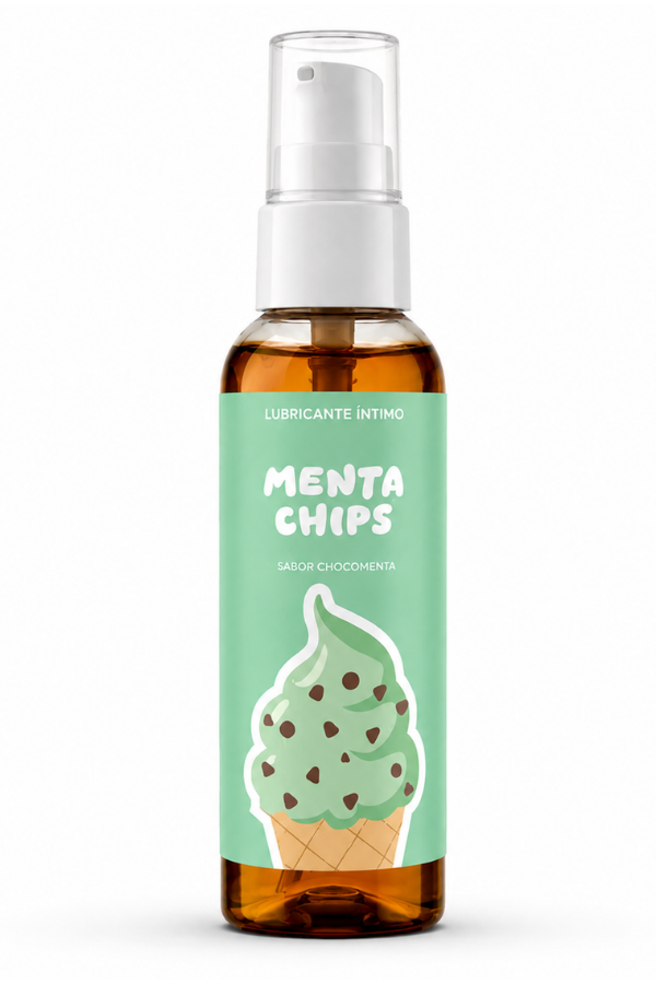 Lubricante Comestible Efecto Calor - Menta Chips