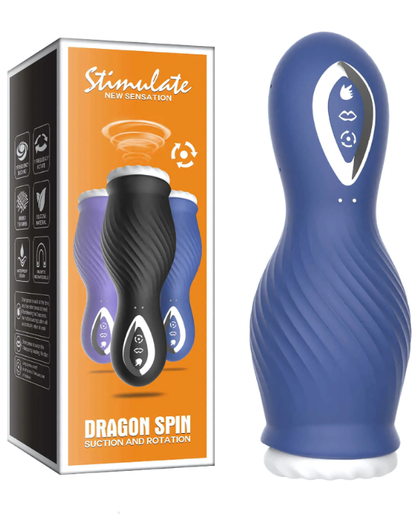 Masturbador Succion De Glande y Rotación