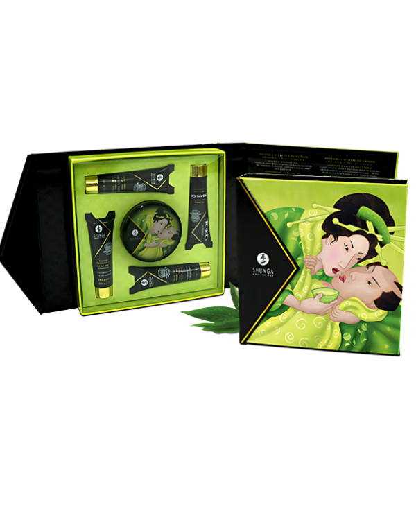Kit Té Verde Organico Para Sensualidad y Relajación