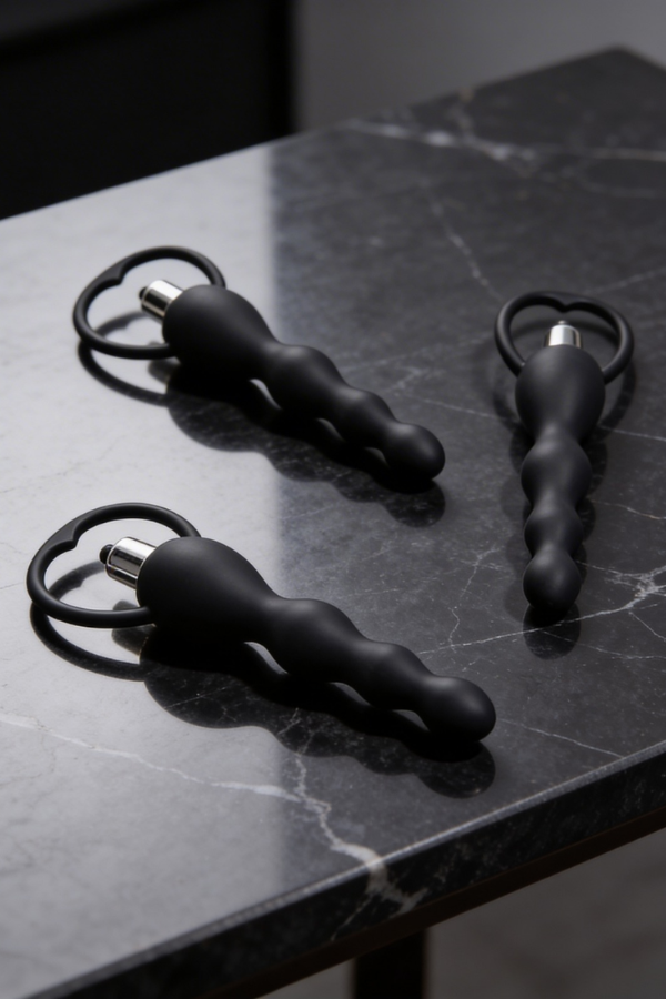 Anal Beads Vibrating Silicone