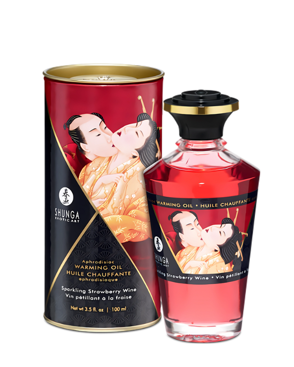 Aceite Afrodisíaco Besos Íntimos de Frutilla Shunga