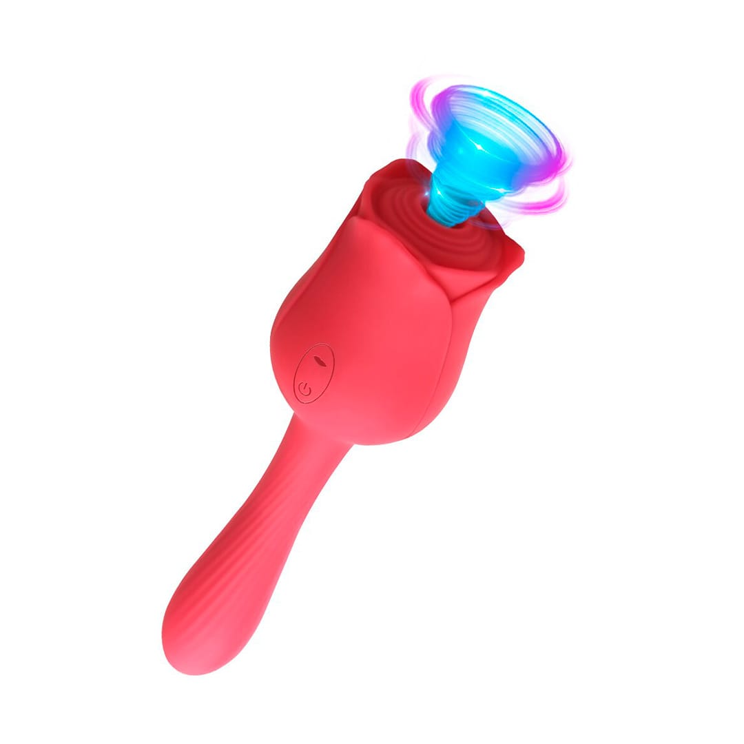 Rosa Traviesa Vibrador Y Succionador Dual