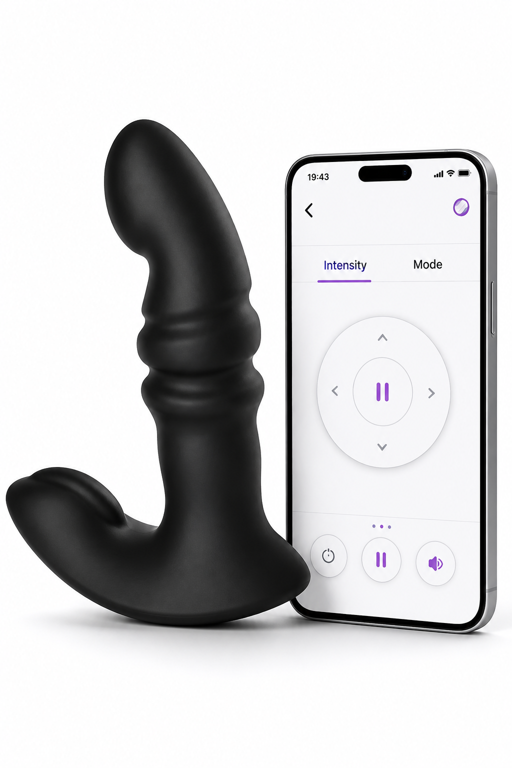 Vibrador Black Sube y Baja con Aplicación