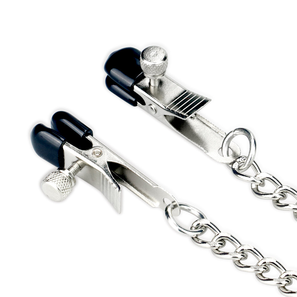 Collar Bondage Fetish Con Pinzas Para Los Pezones
