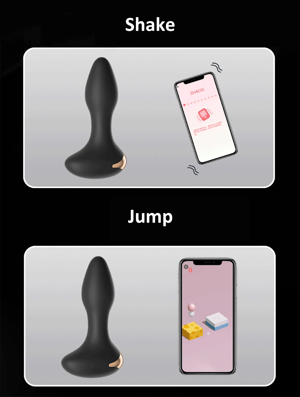 Plug Vibrador Inteligente con App