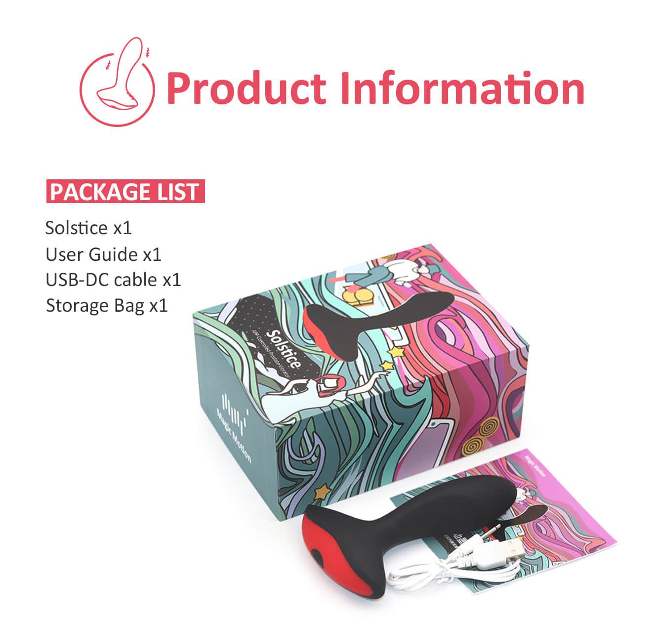 Vibrador de Próstata Sol Inteligente con App