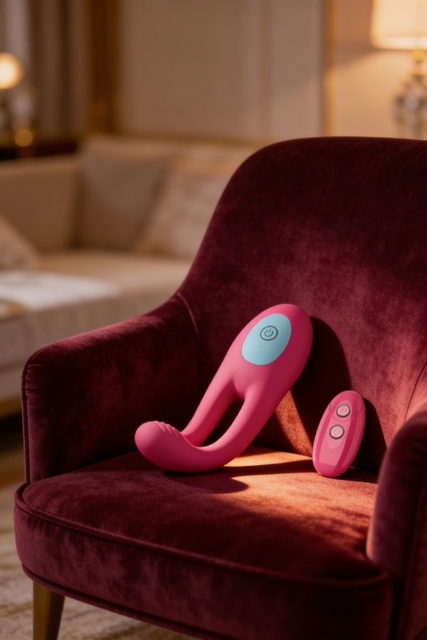 Anillo Vibrador Masculino Recargable con Control Remoto