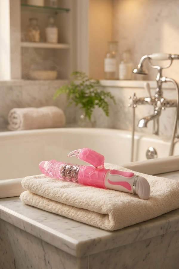 Vibrador Triple Placer Con Rotación