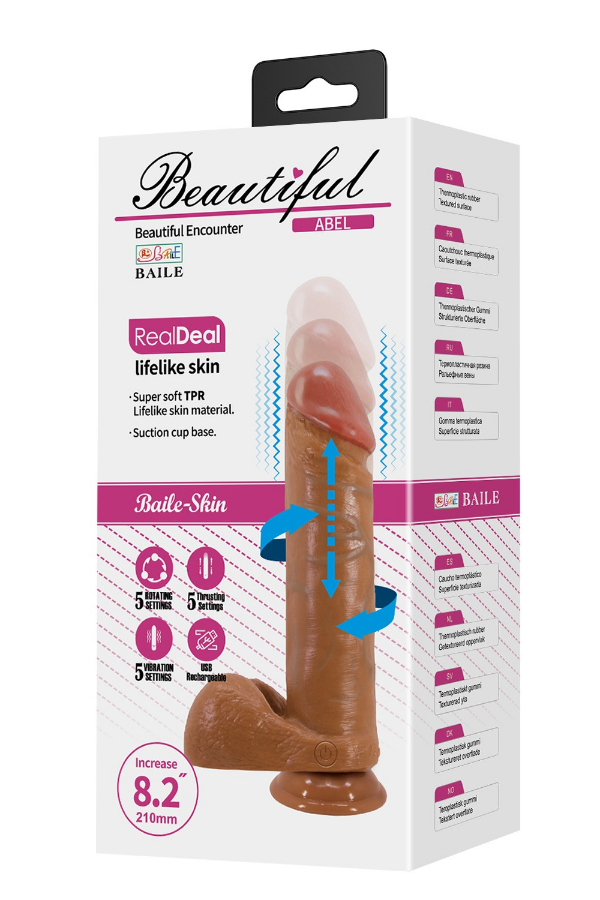 Dildo Vibrador Realístico El Caprichoso 19 x 3,8 Cm