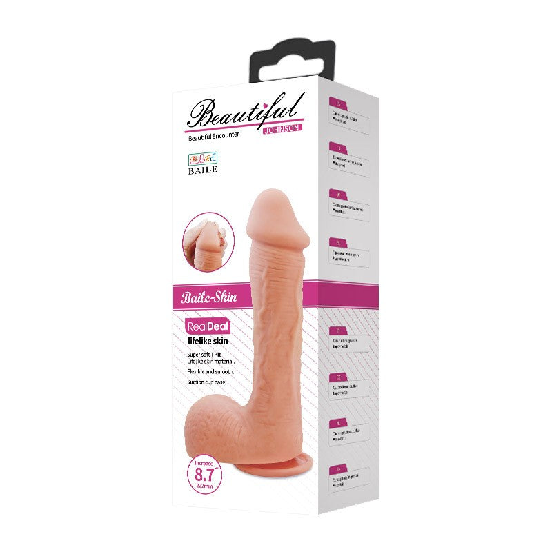 Dildo Realista Johson Super Soft 22,2 x 4,7 CM