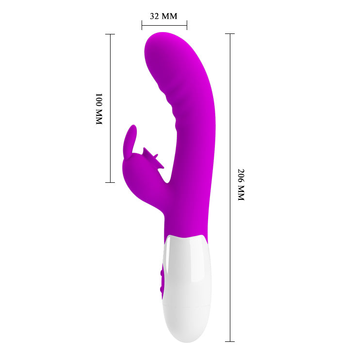 Vibrador Con Estimulador Cerberus