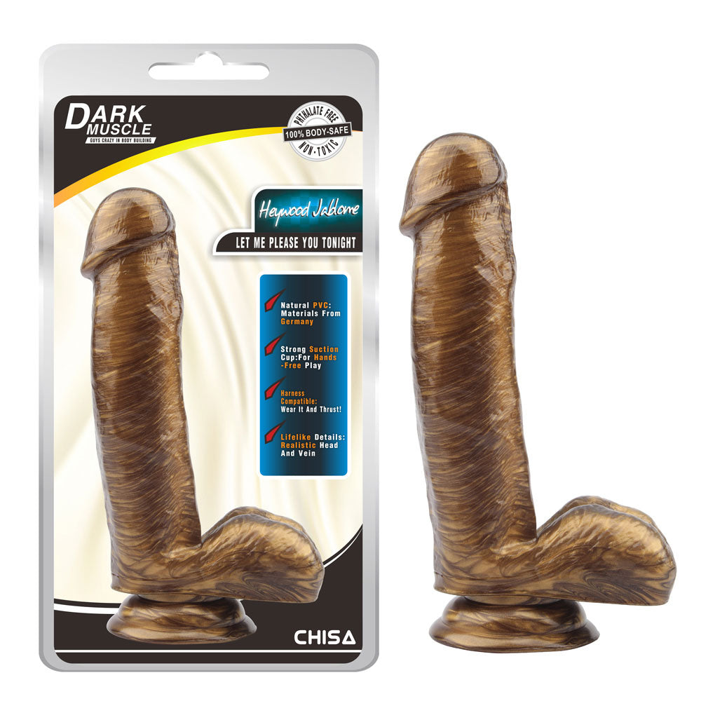 Dildo Heywood Dorado DarkMuscule 18 x 4 CM