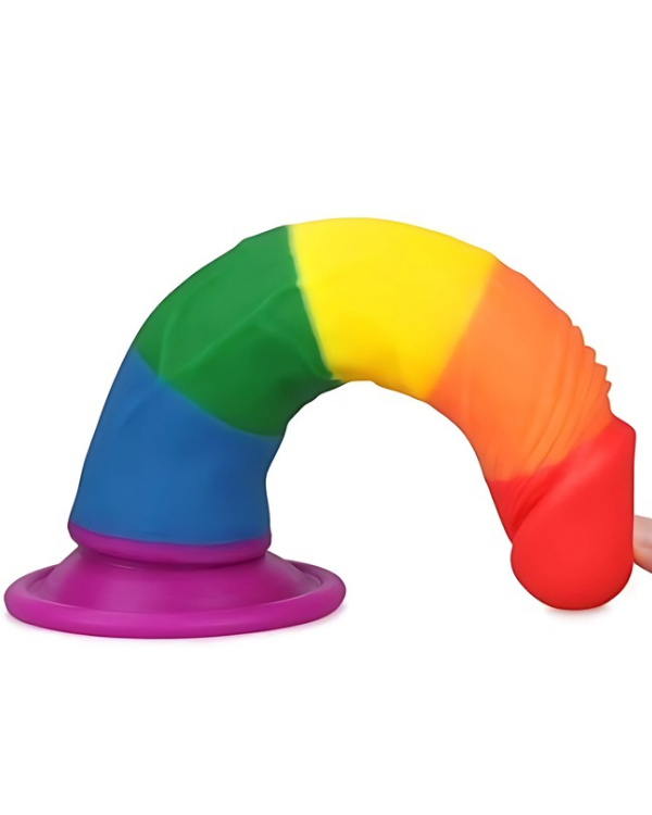 Dildo Pride Arcoíris 17 x 3.5 CM