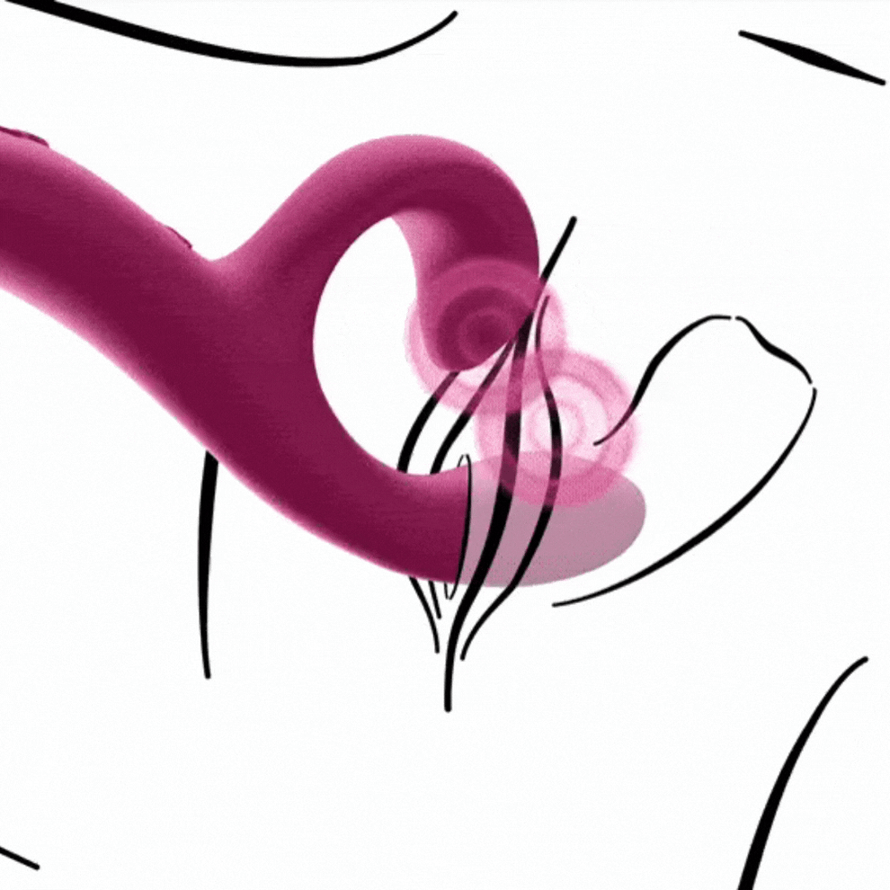 Vibrador Dual Punto G Con Aplicación