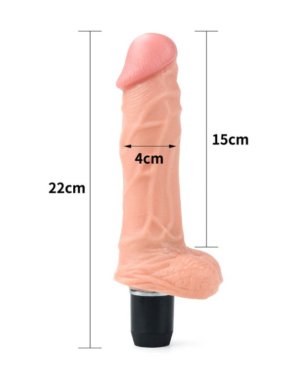 Dildo Vibrador Flexible 22 x 4 CM