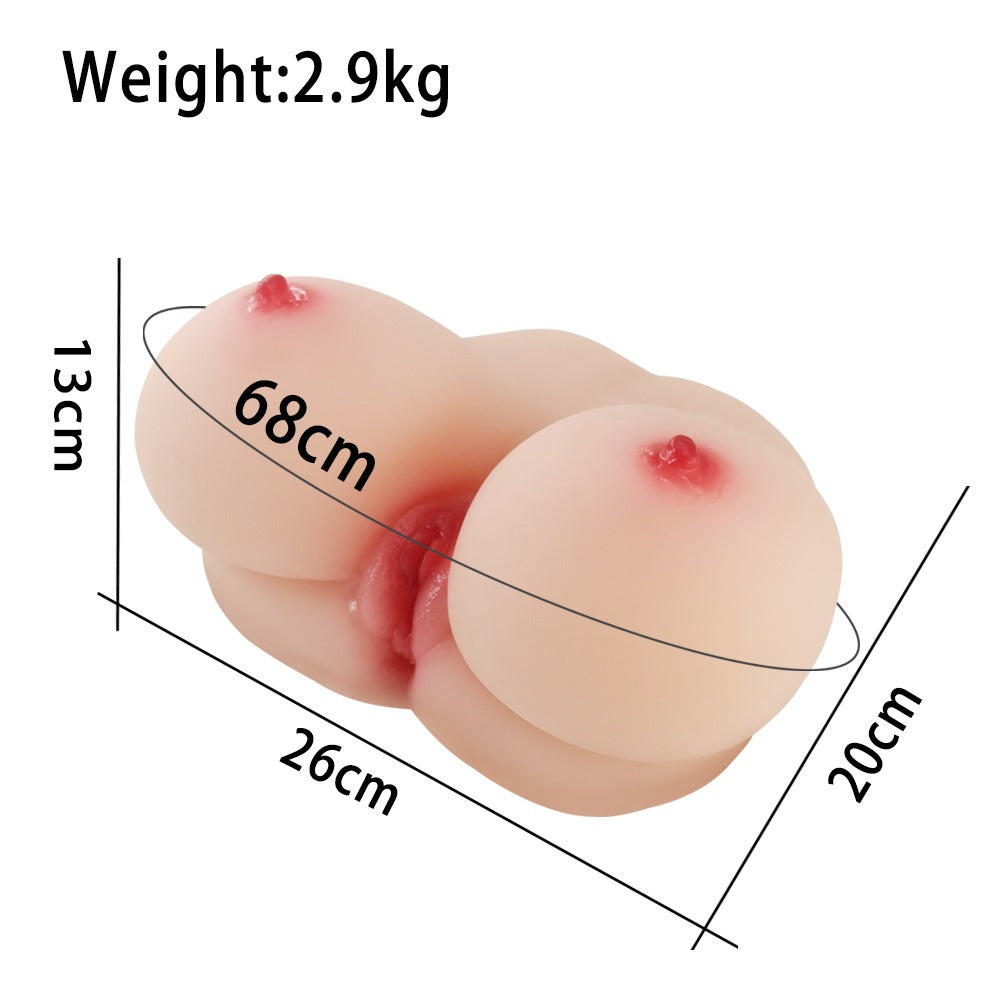 Senos Grandes Vagina y Ano para Placer Total