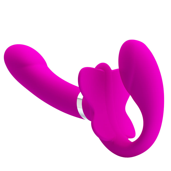 Vibrador Doble Strapless – Placer Compartido Sin Límites