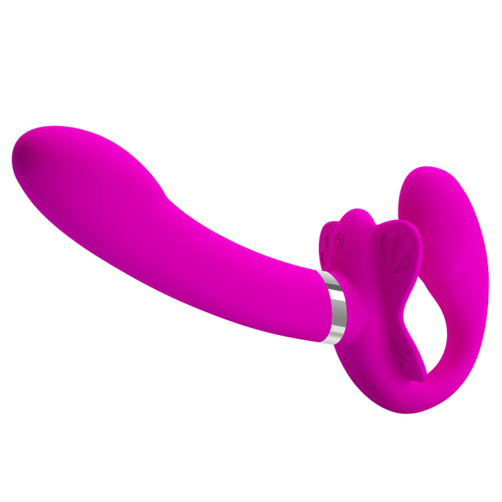 Vibrador Doble Strapless – Placer Compartido Sin Límites