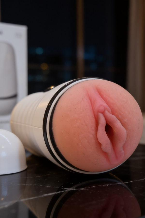 Vagina Futuristica Con Vibración y Sonido