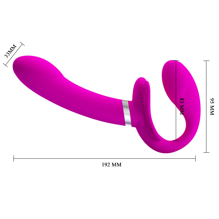 Vibrador Doble Strapless – Placer Compartido Sin Límites