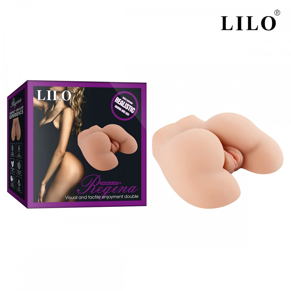 Masturbador Vibrador Hiperrealista Vagina y Ano