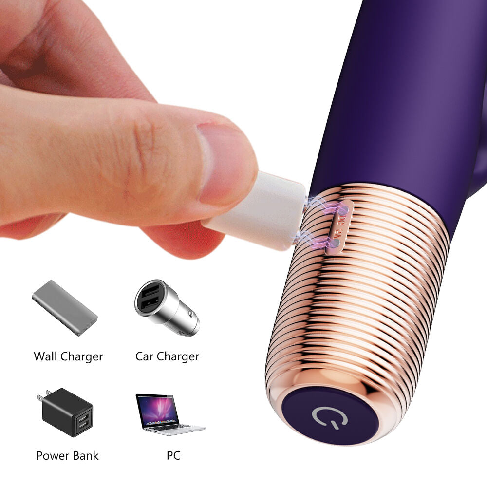 Vibrador Recargable Dual Bunny